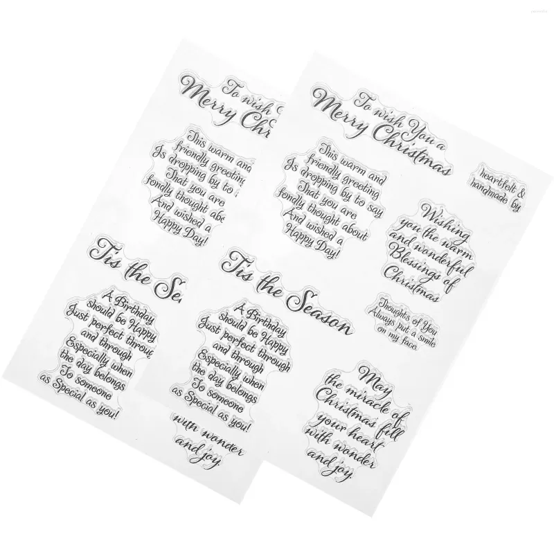 Bouteilles de rangement 2 feuilles de bandes délicates autocollants Scrapbooking Mots de mots pour la journalisation