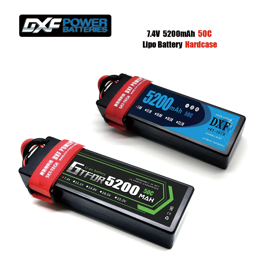 GOLDBAT 6200mAh 3S 11.1V 50C RC Lipo Battery – Hard Case With Deans Plug For Car/Truck/Boat