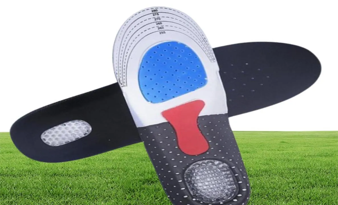 Silicone Shoe Insoles Size Men Women Ortic Arch Support Sport Shoe Pad Soft Running Insert Cushion Semelle Orthopedic12077189