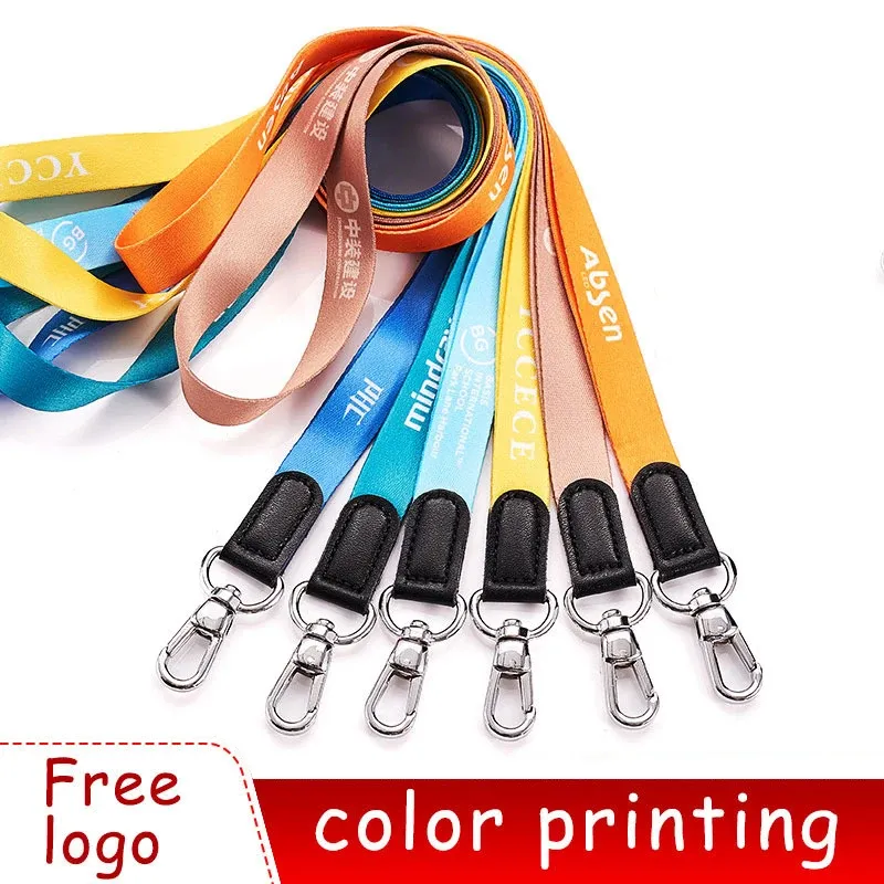 Ringar 5st/Lot Mobiltelefon Lanyard Key Ring Sling Badge Neckband Keychain Antilost Badges ID mobiltelefon rep halsband