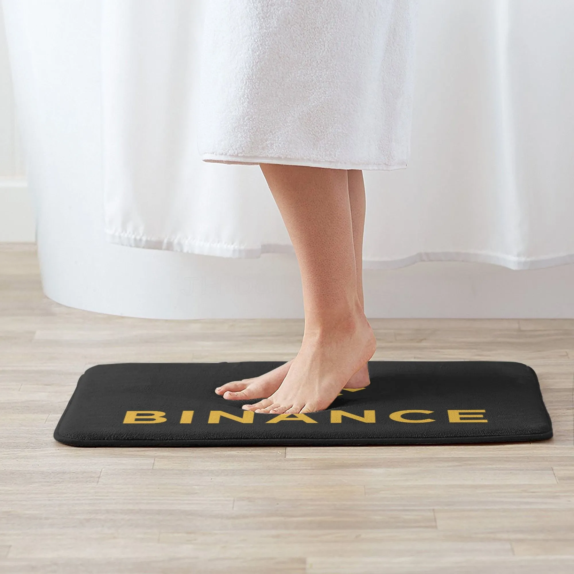 Binance Coin Non-slip Indoor Doormat Kitchen Floor Mat Futures Balcony Carpet Entrance Door Rug Bedroom Bathroom Decoration