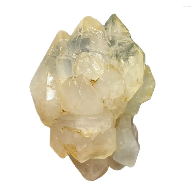 Decorative Figurines Natural Crystal Cluster Flower Quartz Pineapple Mineral Specimen Original Gem Collection Stone Healing