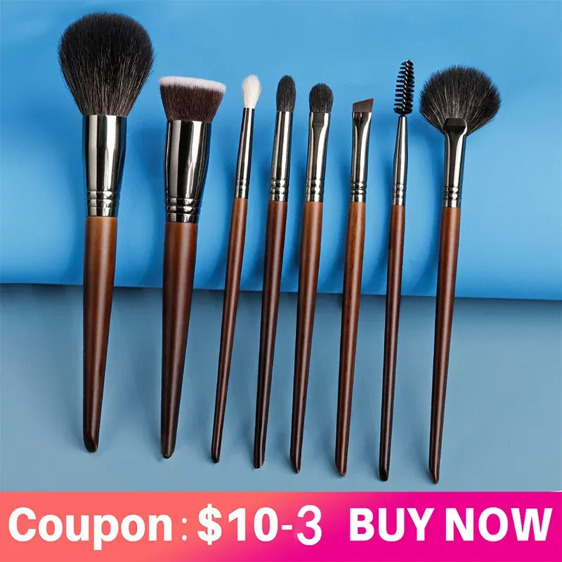 Shadow Ovw Makeup Brushes Natural Hair Foundation Powder Eyeshadow Contour Makeup Professional Makeup Brush Set Kit Maquiagens