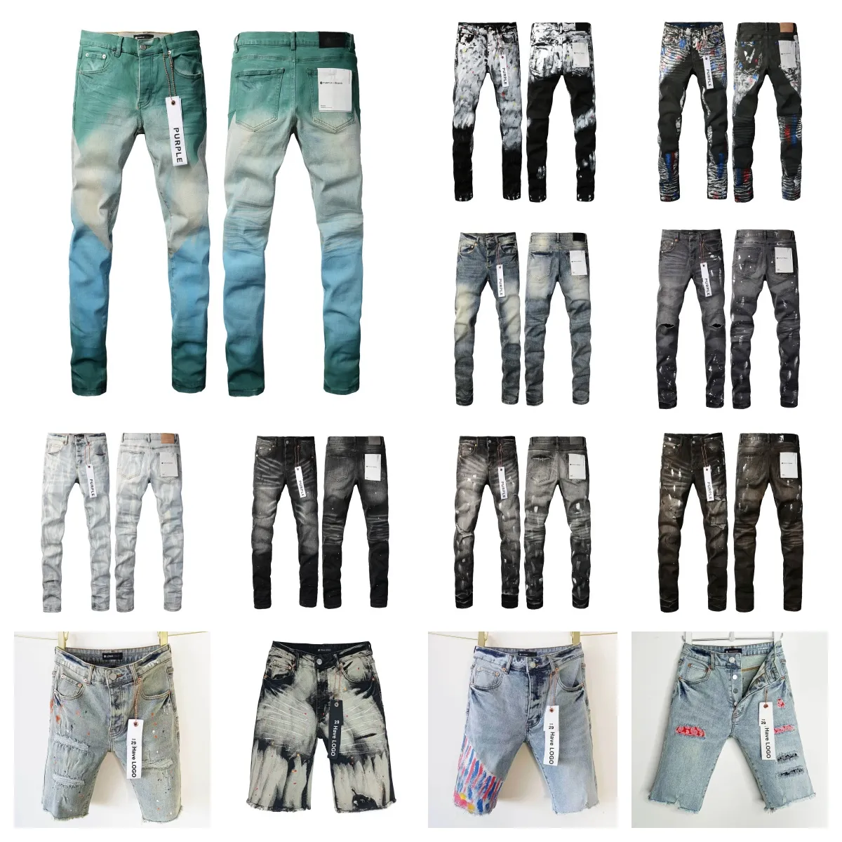 jeans viola designer jeans maschi pantaloni da donna pantaloni viola jeans hole high street strade viola retrò jeans dritti jeans denim lavati vecchi jeans long ke01