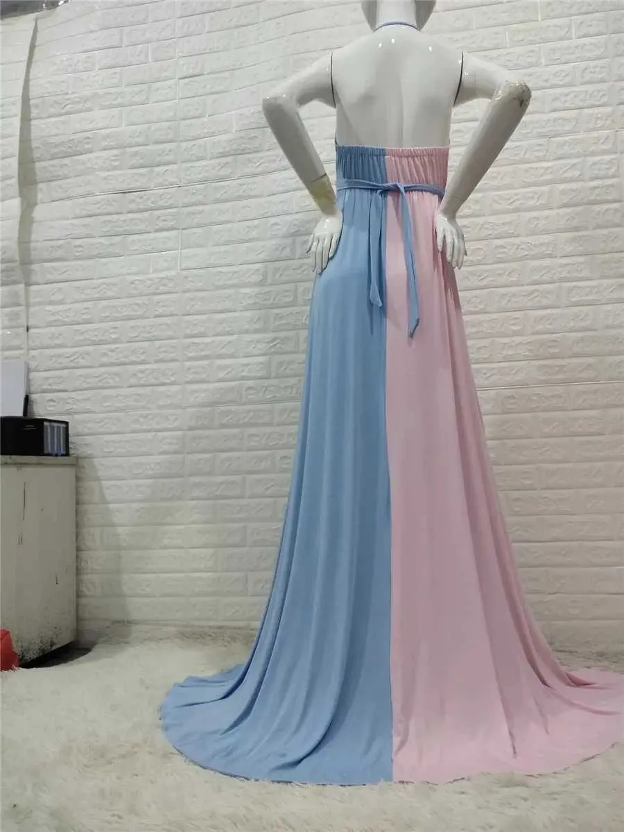 Maternity Dresses Rainbow Gender Reveal Dress ... From Nostalgie, $37.96 |  DHgate.Com