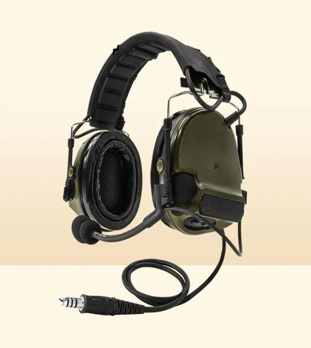 Headphones Earphones TAC-SKY COMTAC Detachable Headband Silicone Earmuffs Noise Reduction Tactical Headphones COMTAC III 2211013702465