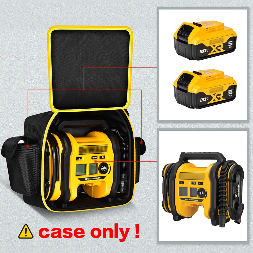 Hard Shell Tool Case Electrician Tools Bag with Pocket Storage Bag for ...