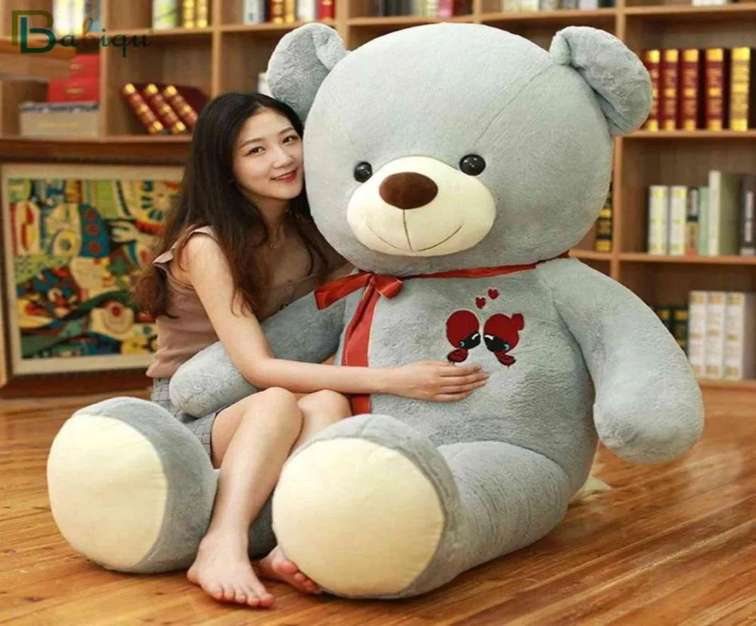 60100 cm di orsacchiotto grande giocattolo peluche adorabile orso gigante gigantesco imbottito bambole per animali morbidi regalo per bambini per la ragazza amante6380092