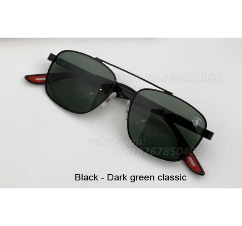 New Herren Metal Frame Sonnenbrille berühmte Marke Sport Sonnenbrillen AAAA -Qualität Damenbrillen UV400 de Sol Gafas 54 mm Glasslsen2359065