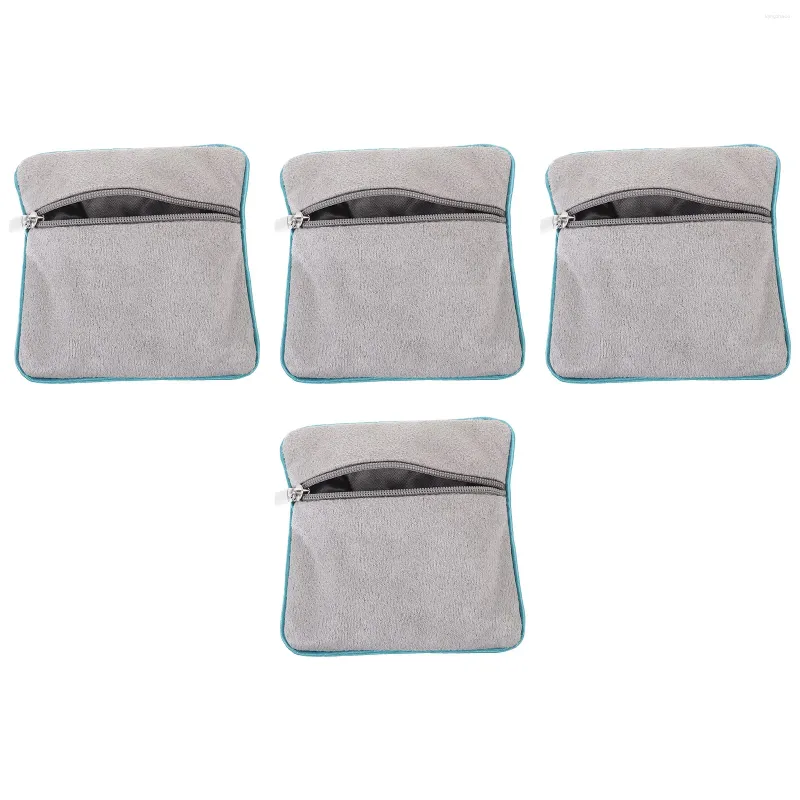 Sacs de rangement 4 PCS Small Jewelry Travel Bracelet Pouche de Bracelet Porte-cadeau Porte-boîtier