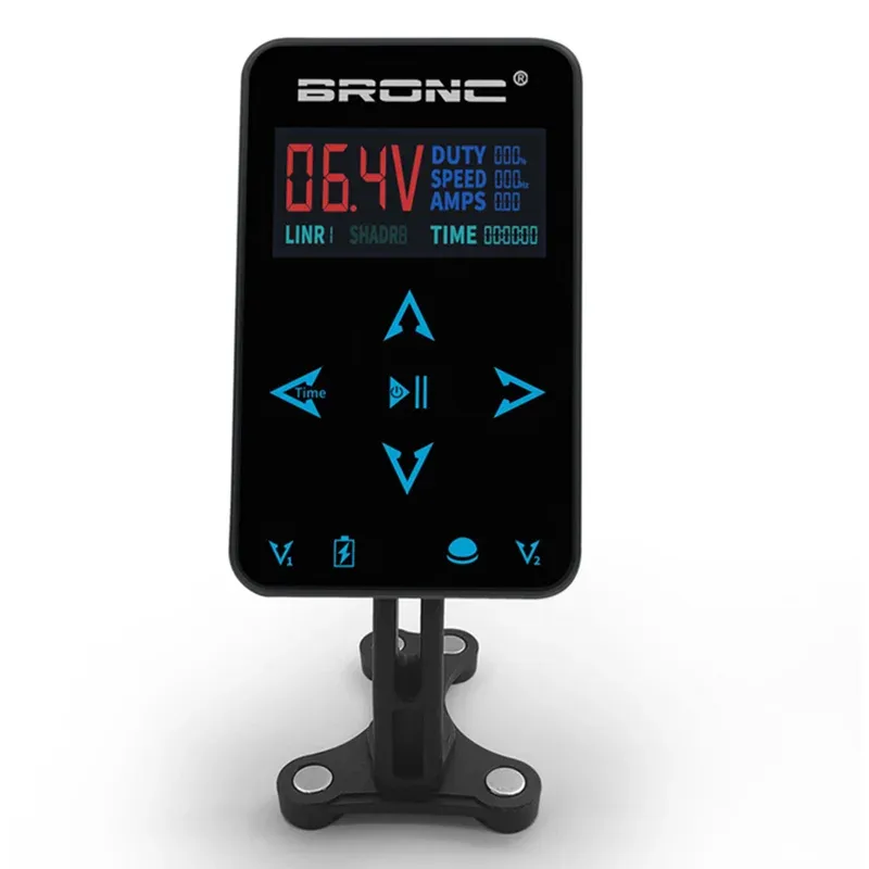 Fournit une nouvelle alimentation BRONC originale pour deux tatouages Hine Gun Adthngrade Tact Screen Intelligent Digital Affichage LED Alimentation