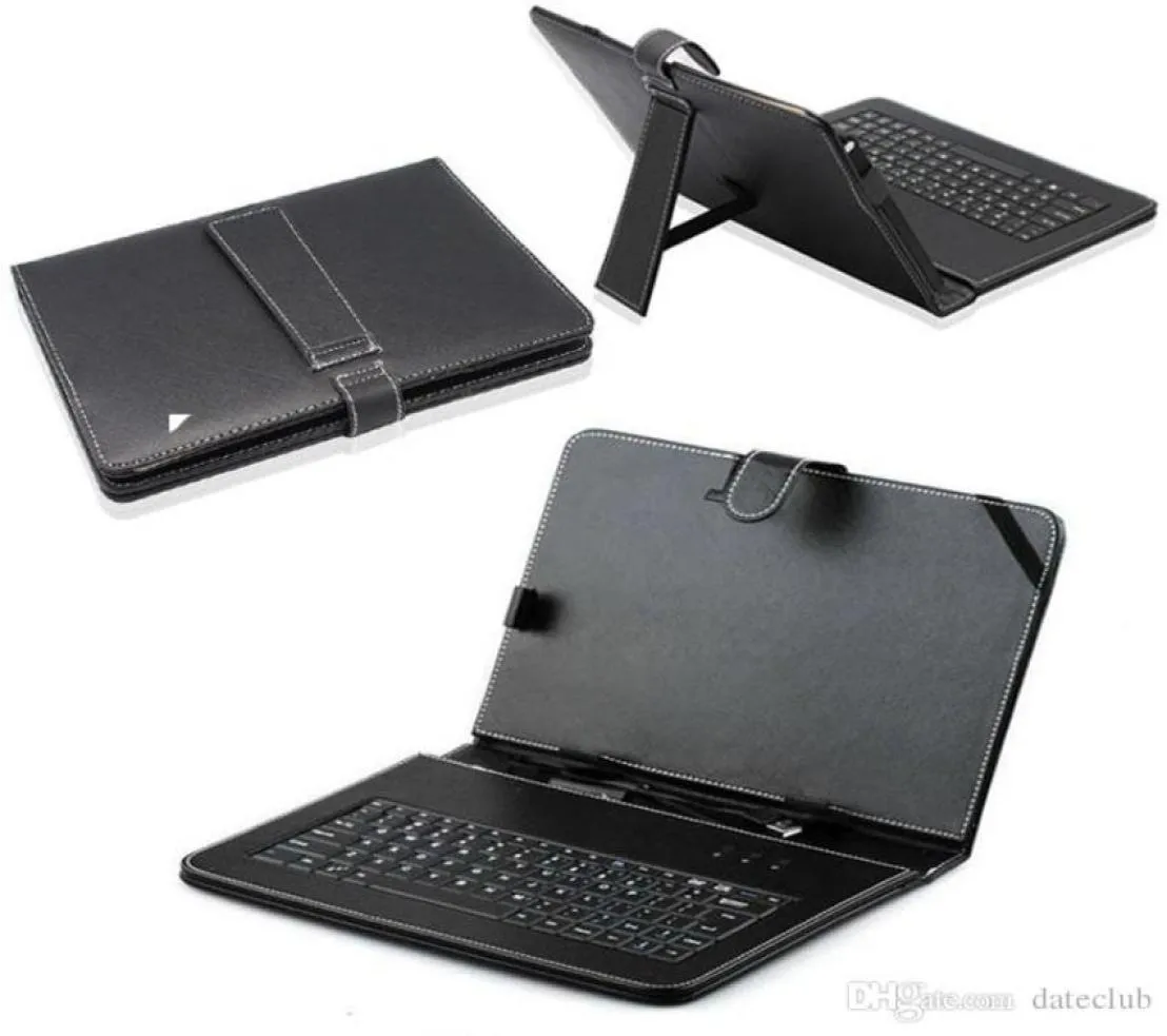 USBインターフェイスキーボードペンレザーケースカバー肌7 8 97 10 101インチラップトップタブレットPC5634667