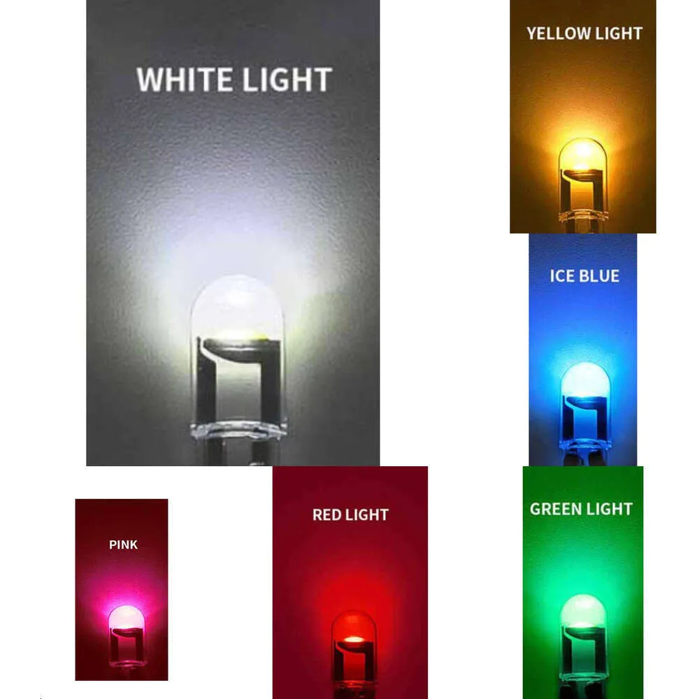 New 2024 2024 Decorative Lights 10Pcs/Lot T10 12V W5w Led Car Turn Side Light Marker Lamp 501 168 192 Auto Wedge Parking Bulb License Plate Lights White 6000K