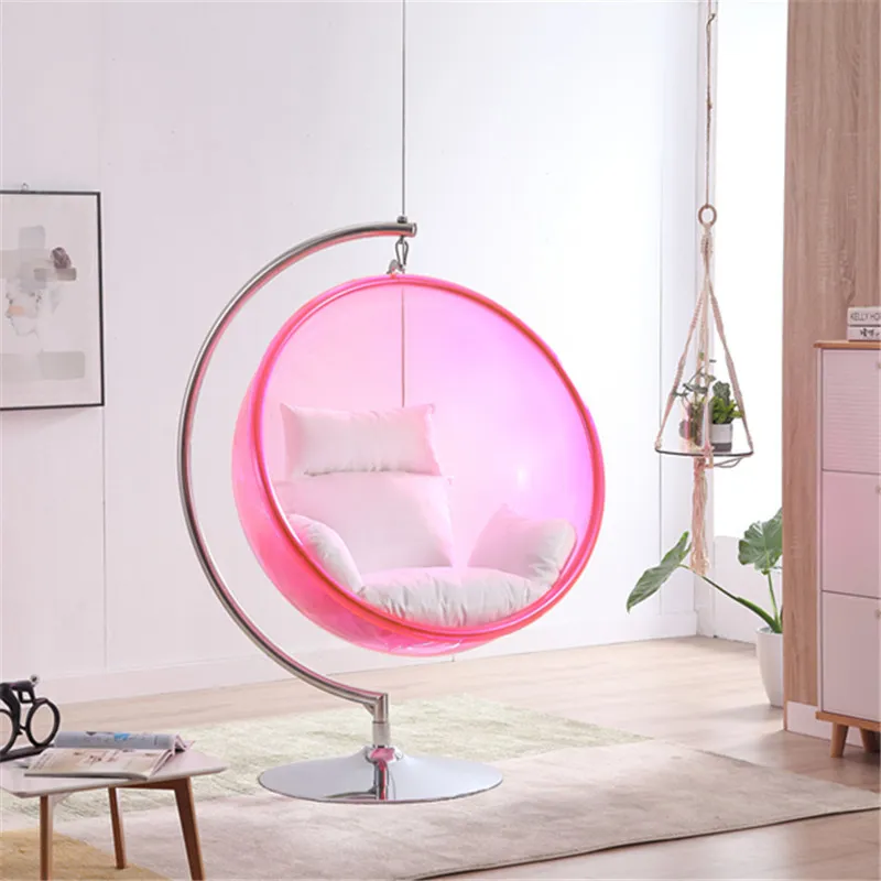 Acrylic Bubble Hanging Chair Transparent Plastic Nest Style Swing Extra Large Size From Homepro9 1 433.58 DHgate.Com