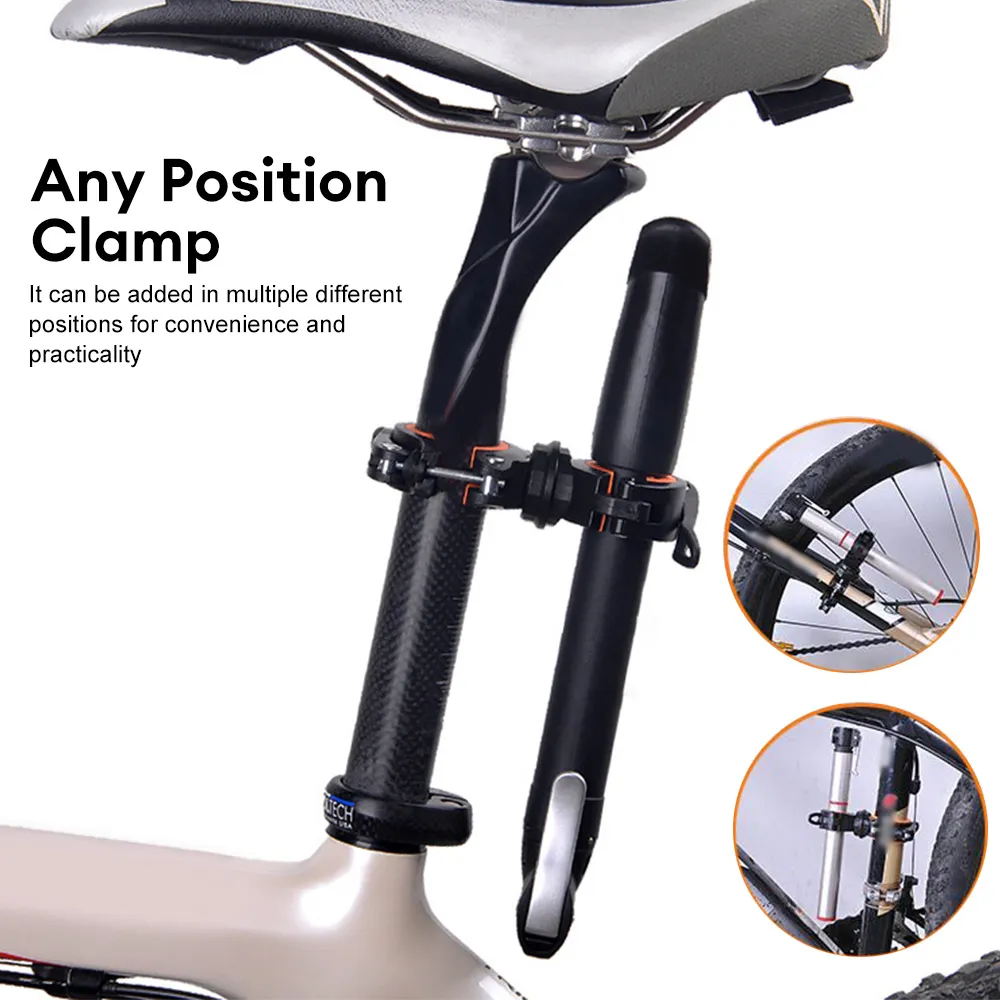 thumbnail image 2 of New 360° Swivel Bicycle Bike Mount Holder Clip Clamp For Led Flashlight Torch US 2 of 13