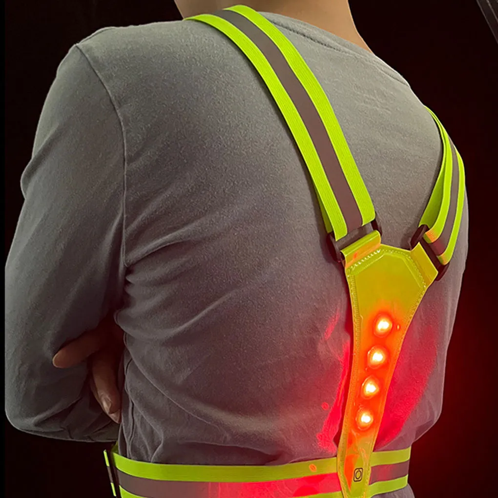West Biking Night Running Light Reflective Running Vest Gear,Light