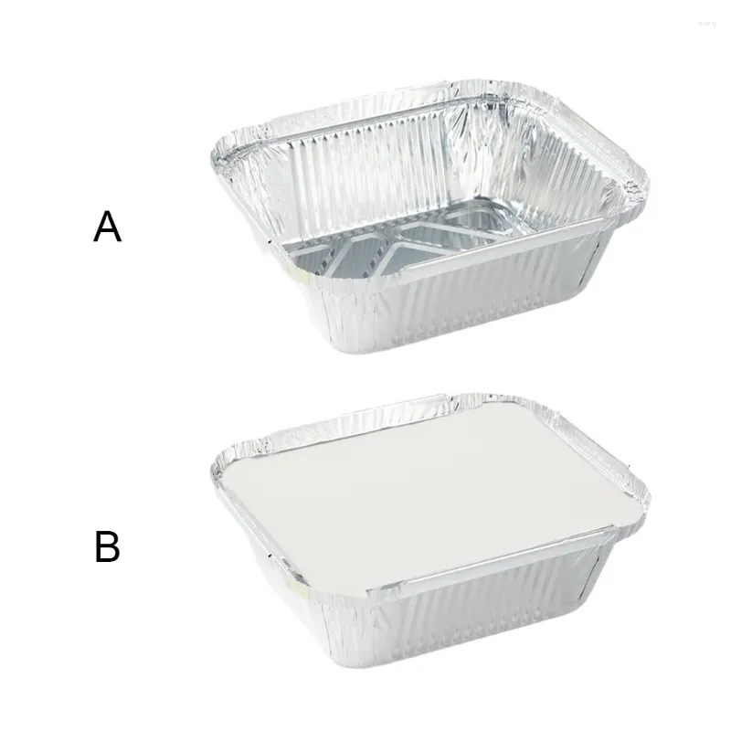 Ta ut containrar 20st. Set Multi -Purpose Takeout Box - Miljövänlig till och med uppvärmning för måltid med utvalda material är