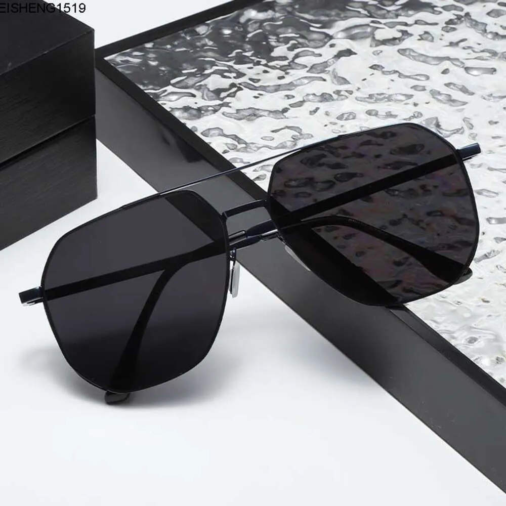 Neue Nylon polarisierte Sonnenbrille Klassische Herren fährt UV -resistente Modepiloten Froschspiegel weiblich