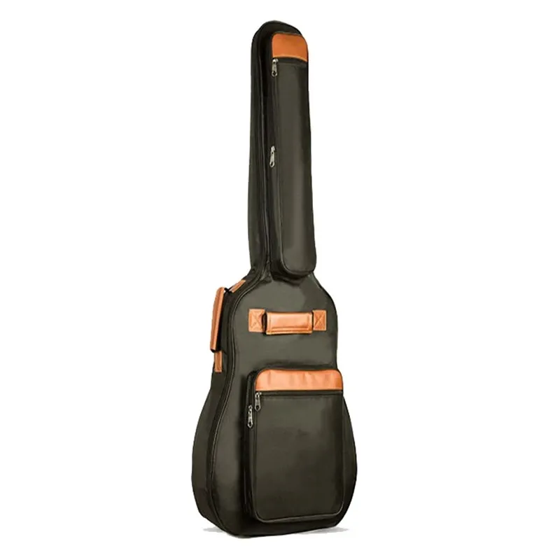 40 41/46 polegadas elegantes resistentes à água, guitarra elétrica Gig Bag Saco à prova de poeira Tampa de baixo elétrico de 10 mm