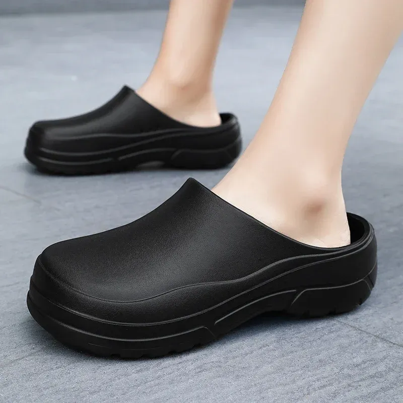 Comfortable Water Resistant Chef Clogs For Men Women Kitchen
