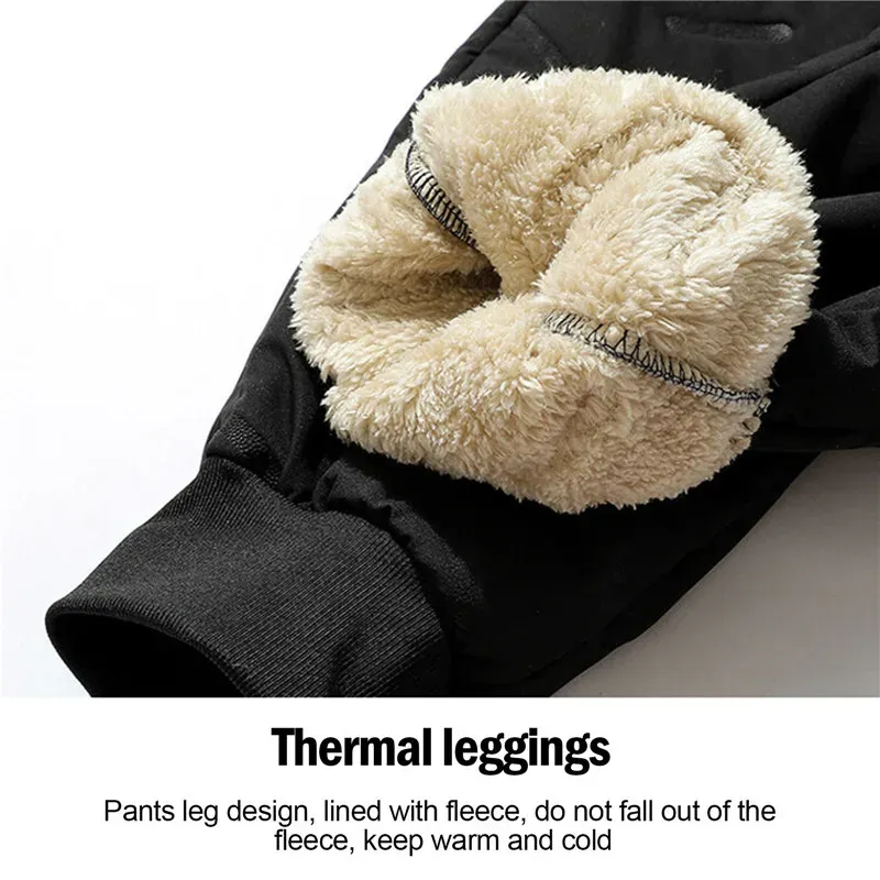 2024 Winter Warm Lambswool Pants for Men, Thicken Loose Fleece Jogger Trousers, Casual Long Track Windproof Waterproof Thermal Pants 2024 Winter Warm Lambswool Pants for Men, Thicken Loose Fleece Jogger Trousers, Casual Long Track Windproof Waterproof Thermal Pants