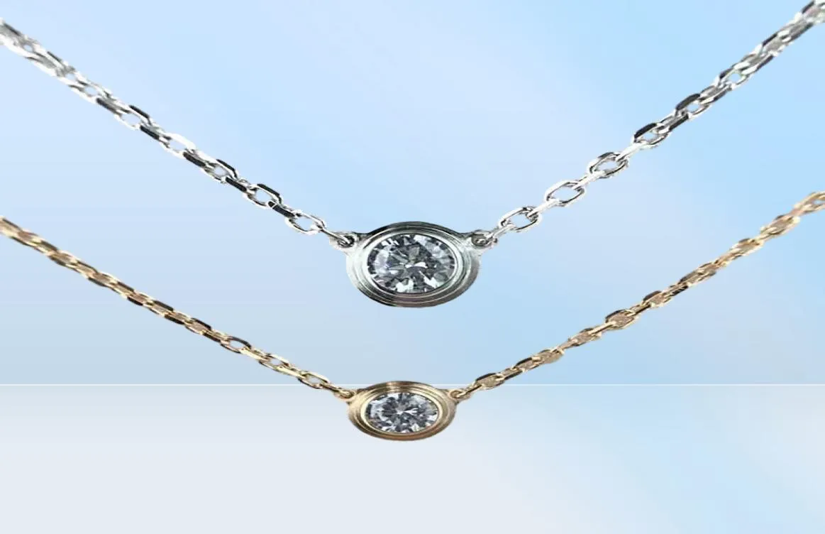 Luxuriöse Qualität One Diamond Armband Halskette Ohrring für Frauen und Freundin Hochzeit Schmuck Geschenk 4269575