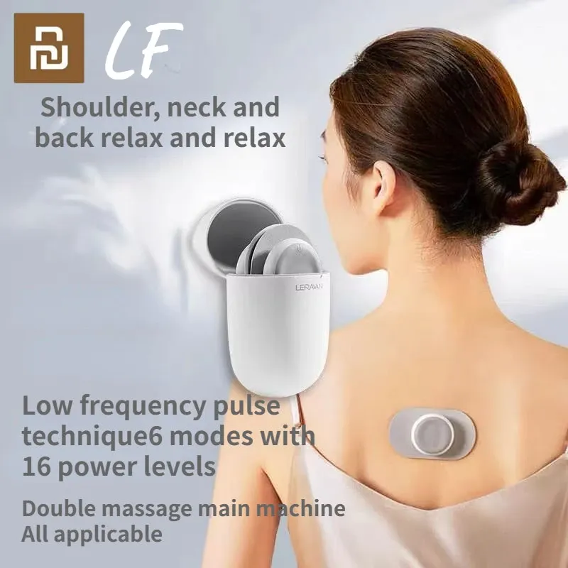 Accessoires Youpin lf Leravan Magic Massage Stickers Tens Pulse Electrical Full Corps Relax Muscle Therapy Massageur avec cas de charge NOUVEAU