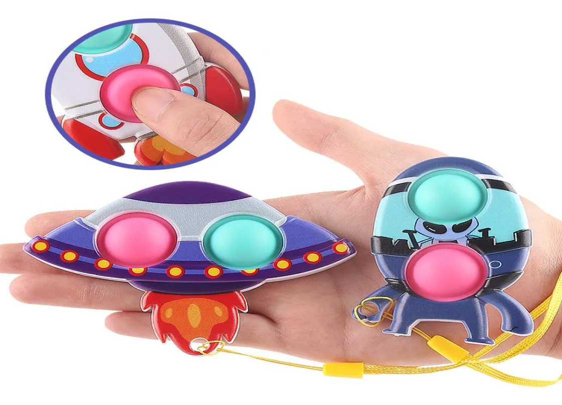 Toys Finger Bubble Music Wiselant Spaceman Silikonowe zabawki Pioneer Pioneer Biecian Squeeze4763640