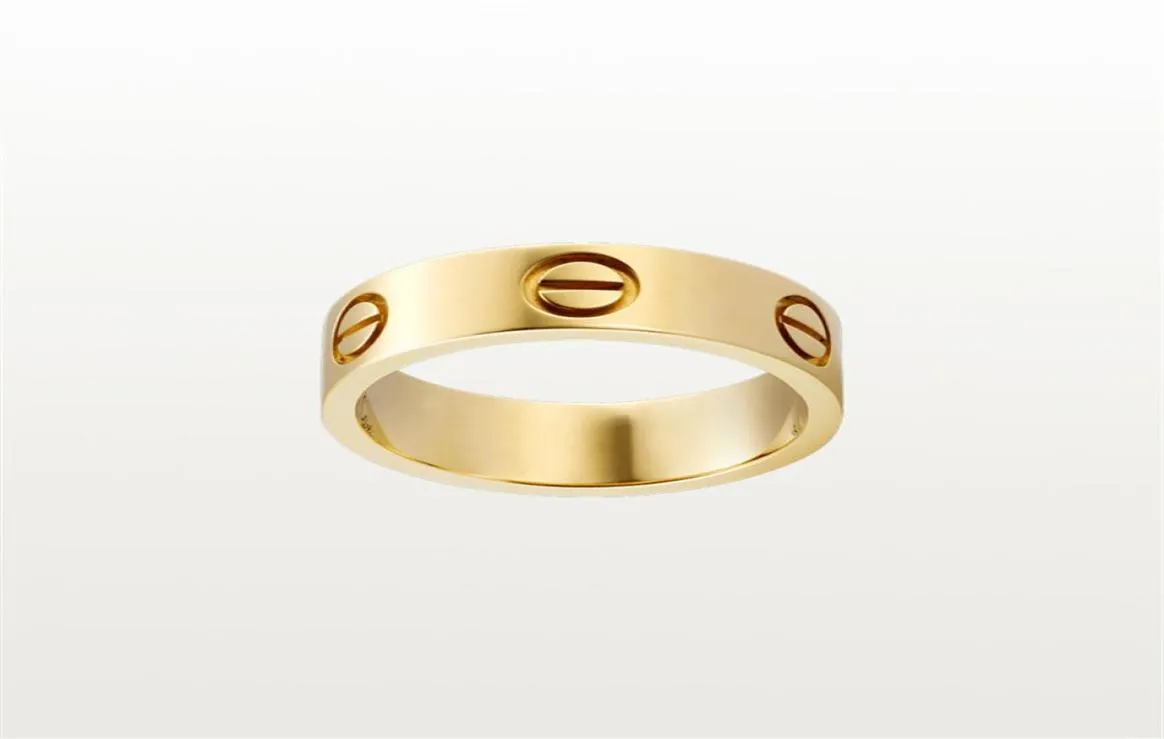 Ringue de vis Love Cortique Titane en acier Goldplated pour femmes Never FaDing Fashion Accessory NO223A3763137