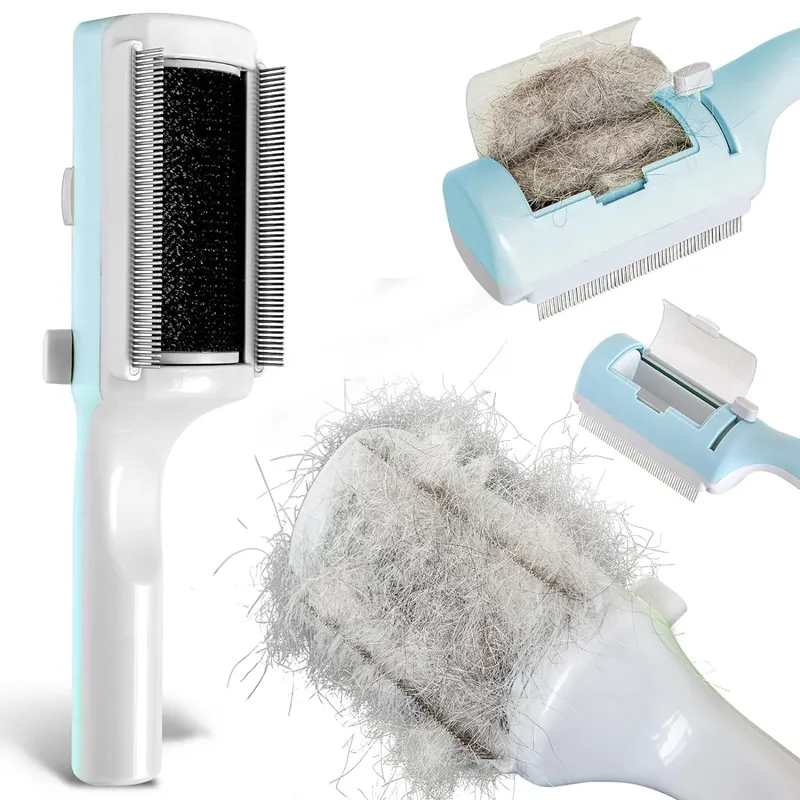 Heavy Shedding Cat Brush With Soft Flexible Bristles preview