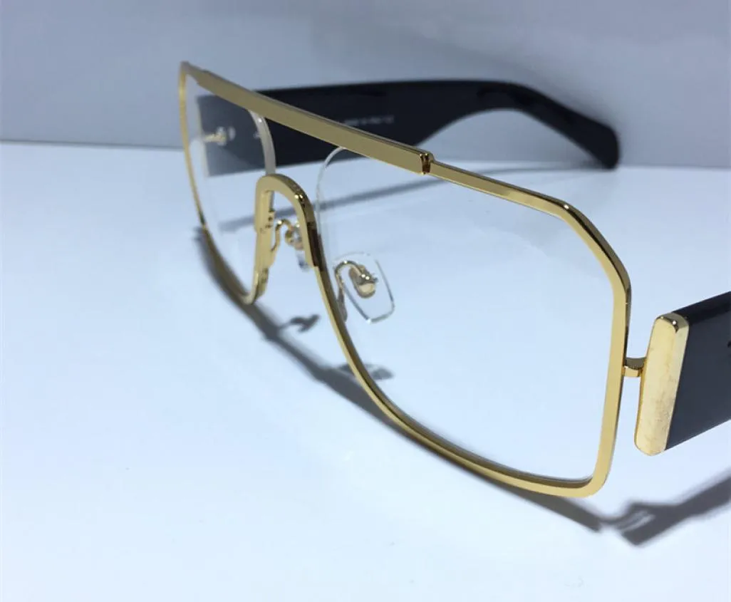 2175 Lunettes de luxe Prescription Eyeglasse de lunettes Vintage Fashion Fashion Designons avec Case Retro Design Gold4902070