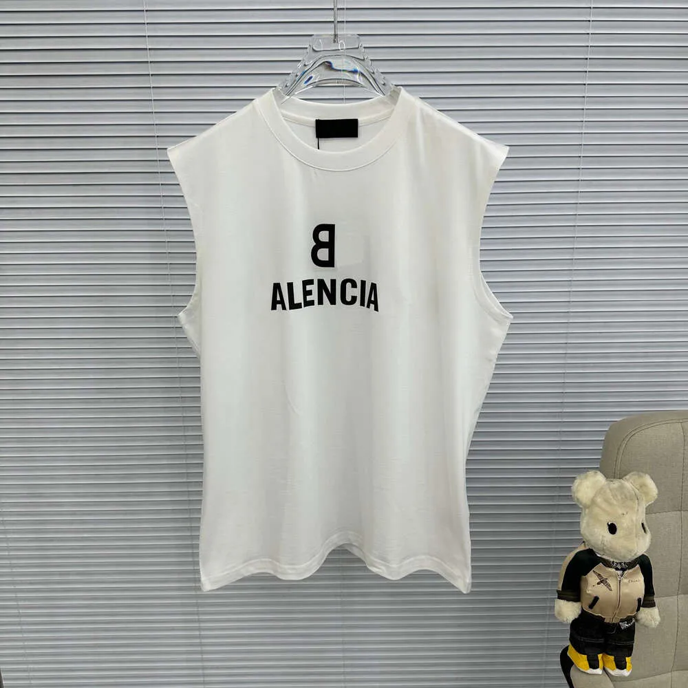 23ss High Version b Family Summer American Style Camisole Loose Fitting Casual Versatile Letter Sports Vest