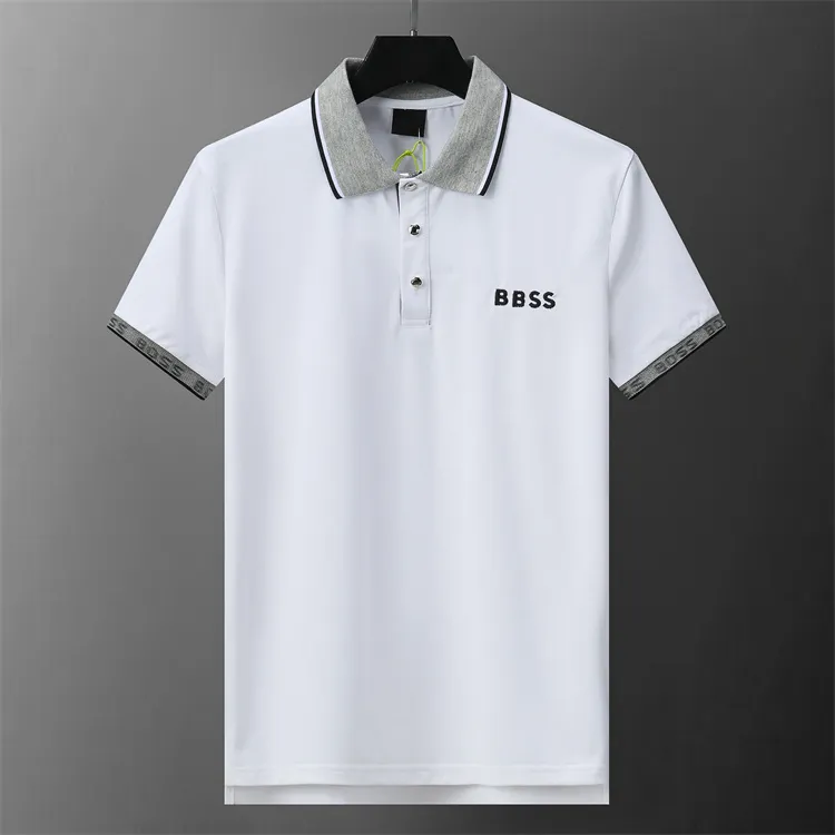 2024 Herren Polo -Hemd Designer Man Fashion Horse T -Shirts lässige Männer Golf Summer Polos Shirt Stickerei High Street Trend Top Tee Asian Größe #46