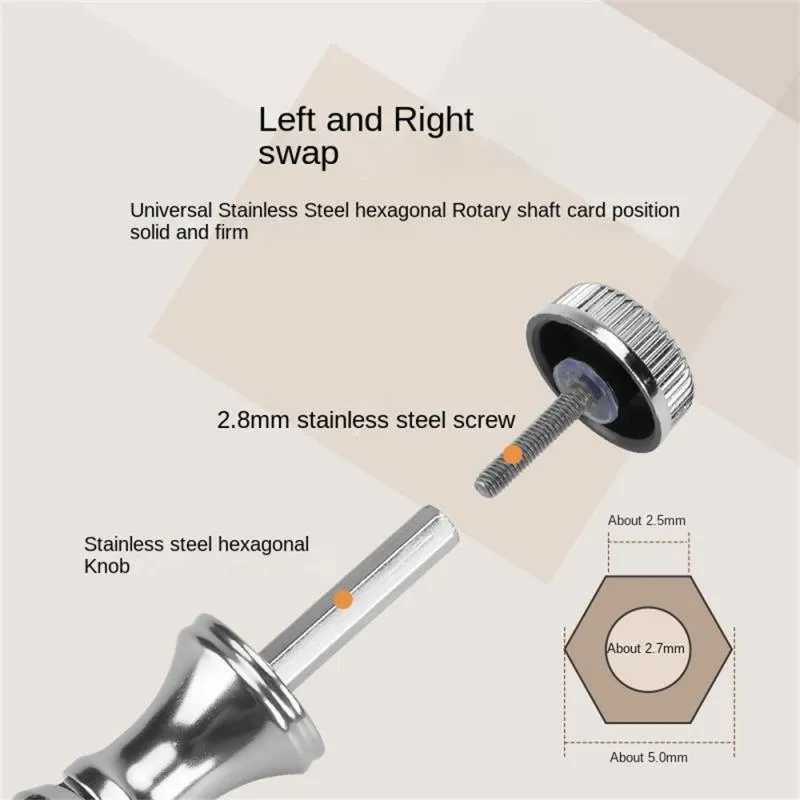 Heyous Stainless Steel Fishing Spinning Reel Handle Replacement Part Fishing Acc