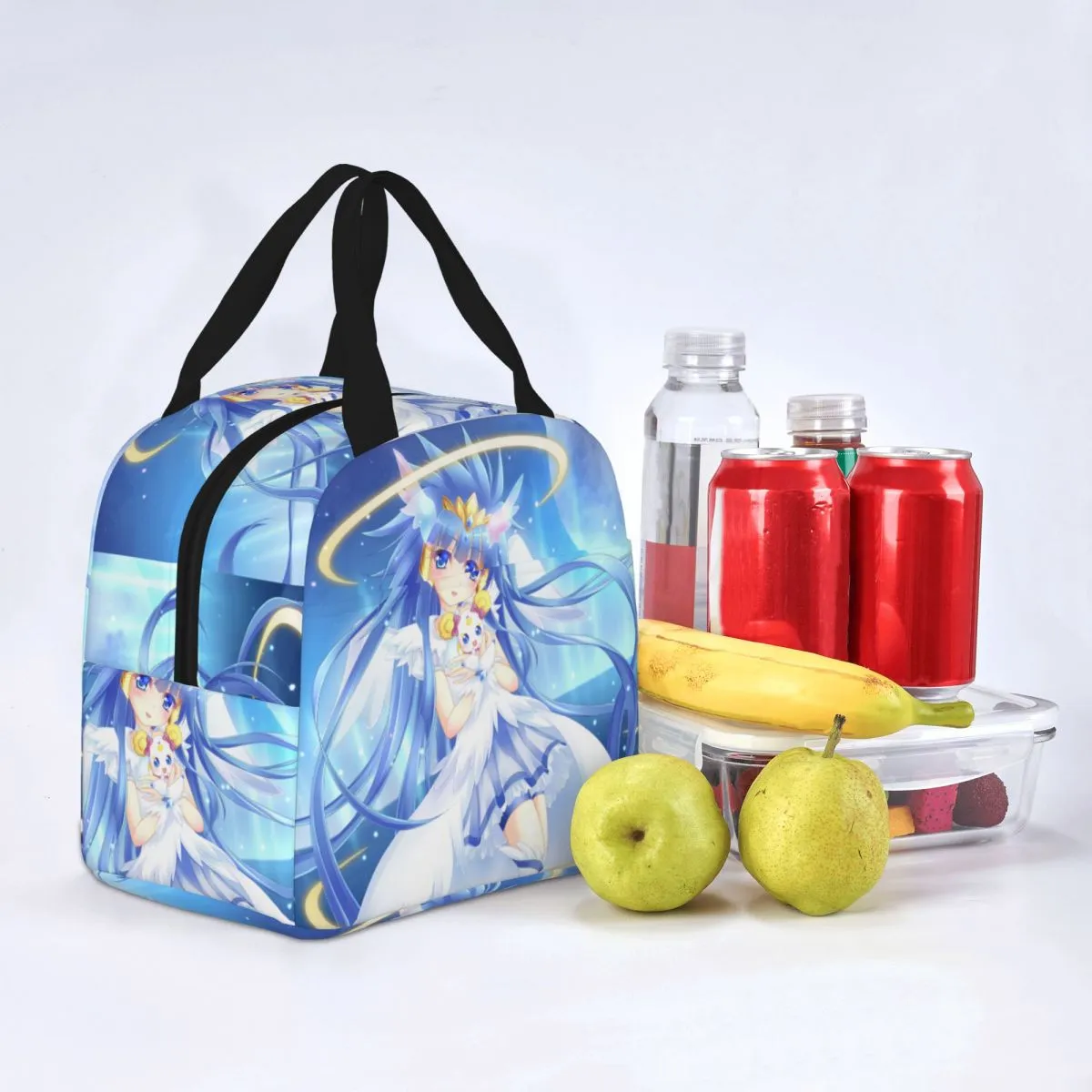 Smile Precure Anime Insulated Lunch Bags Glitter Force Yayoi Miyuki Nao Reika Akane Cooler Bag Tote Lunch Box School Outdoor