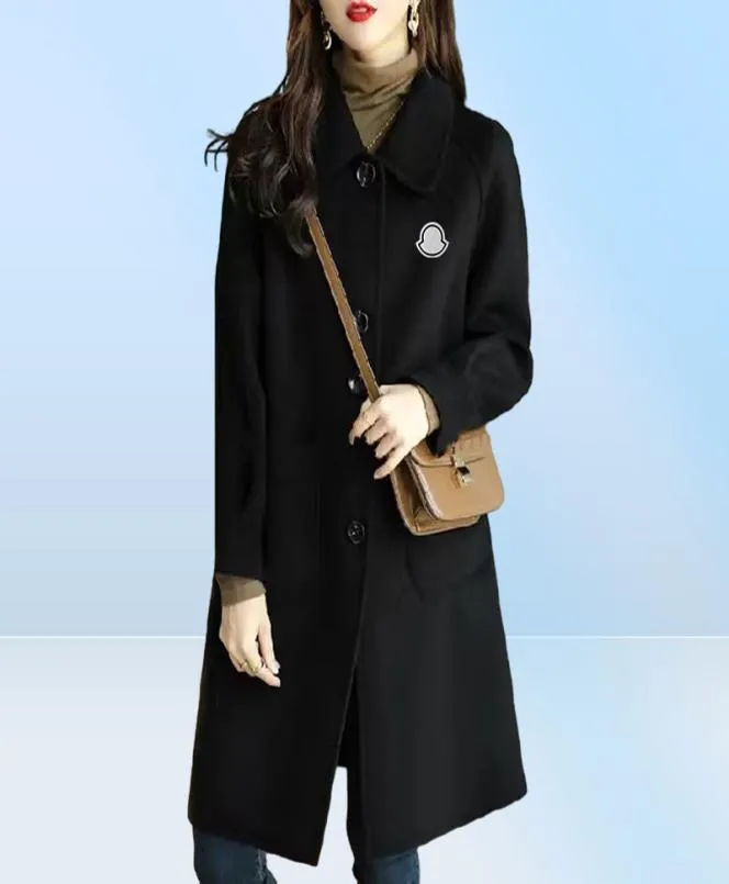 Projektantki Women039S Trench Płaszcze Koreańska wersja mody z długim rękawem Kobiety Spring Autumn Windbreaker plus size 4xl 6002488