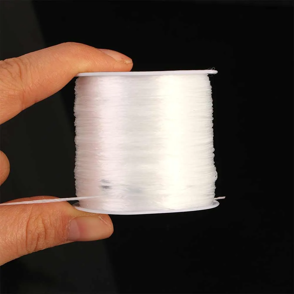 String Crafting Wire 60m DIY Rope Bracelets Craft Jewellery Making Elastic Beading Thread ...