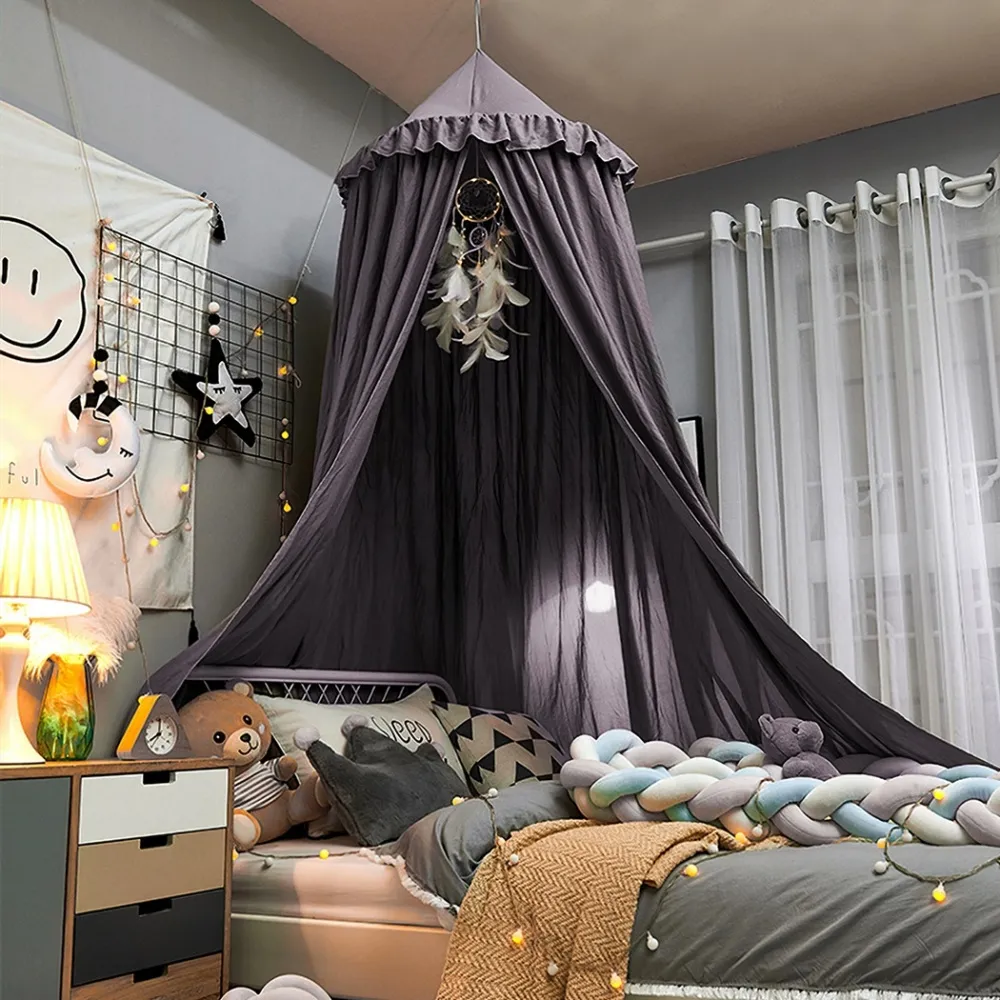 Grey bed tent hotsell
