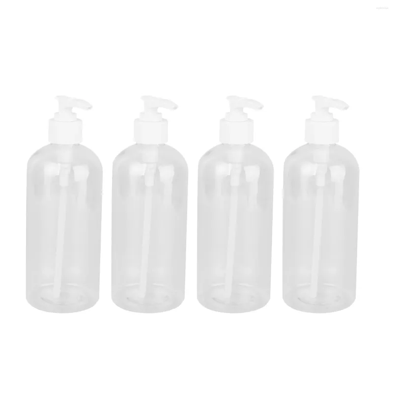 Liquid Soap Dispenser 4 PCS Small Bottle Foaming Filling Pump Travel Clear Shampoo