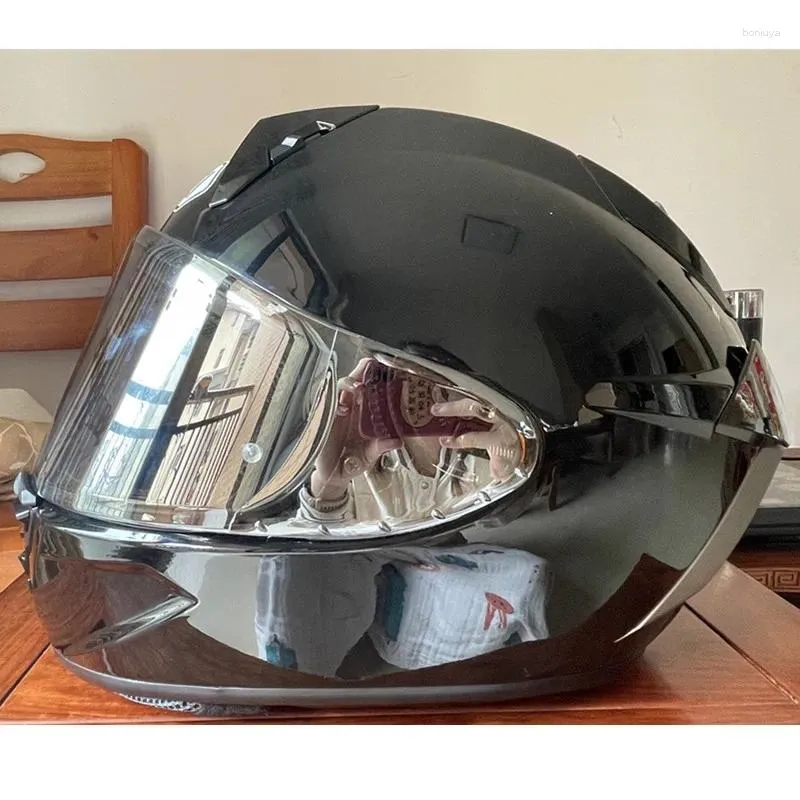 Мотоциклетные шлемы на полную лицевую шлем Shoei X-Spr Pro X-15 Ярко-черный x-плнадцать спортивных велосипедных гонок
