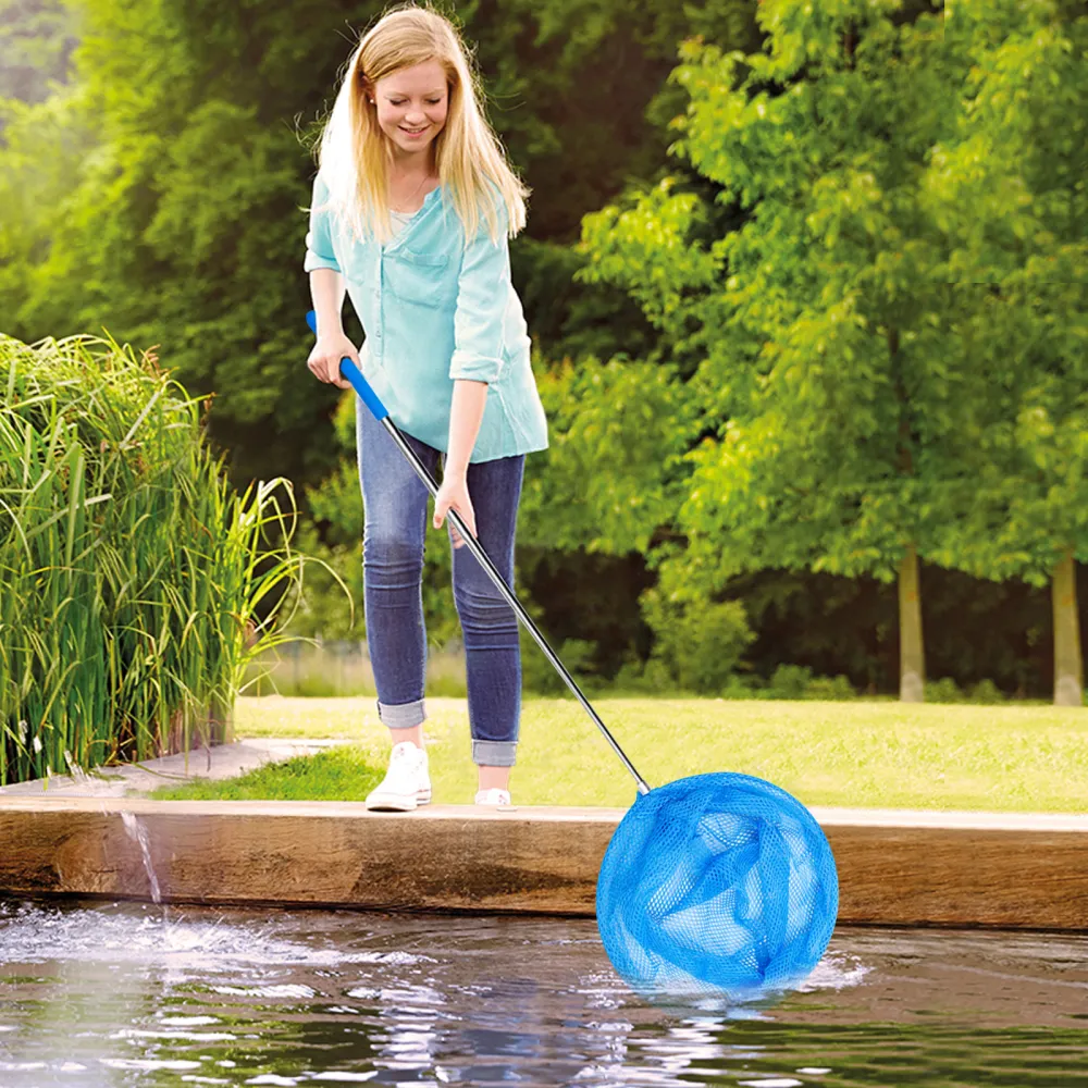 PondXpert Net System Algae Skimmer Net (16") & Telescoping Pole 4' 9