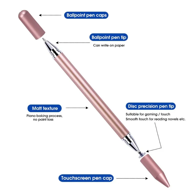 Stylet magnétique stylo à écran tactile multifonctionnel pour la tablette Tablet Écran capacitif Appareil Office d'écriture crayon à billes