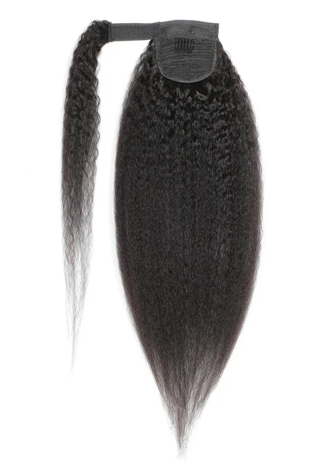 Haaklus paardenstaarten kinky rechte Braziliaanse Peruaanse maagdelijk menselijk haar 824inch yaki natuurlijke kleur Indiaas menselijk haar 100g haar 3094328