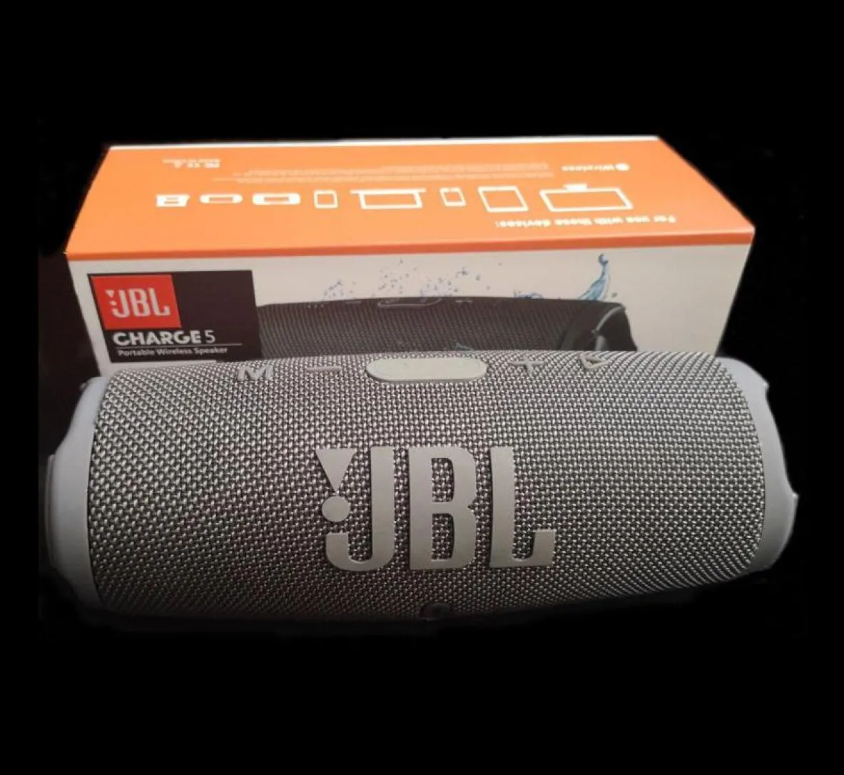 Laad 5 Bluetooth -luidspreker oplaad 5 Portable Mini Wireless Outdoor Waterbroek Subwoofer Sprekers Ondersteuning TF USB -kaart 5 kleuren met retailbox6646571