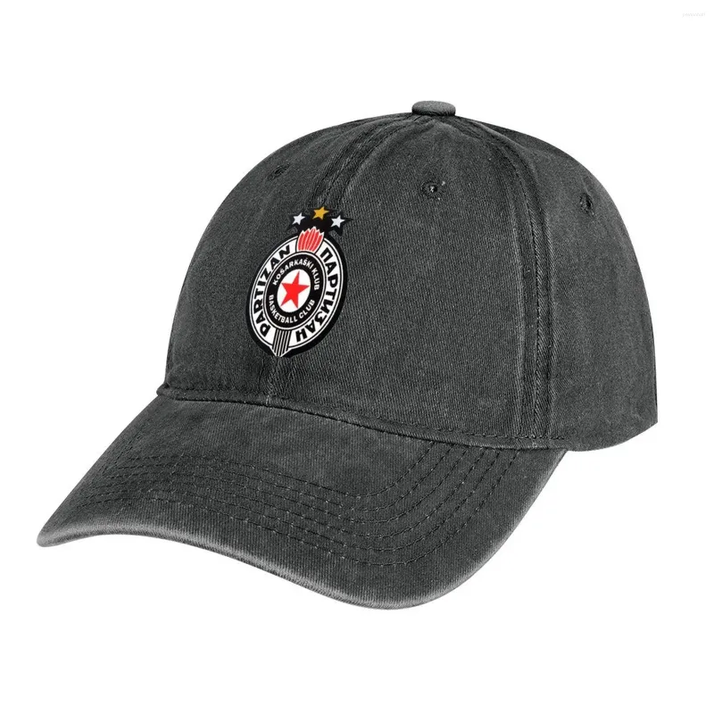 Berets Basketball Club Partizan Belgrado-KK Cowboy Hat | -f- |Donna maschile