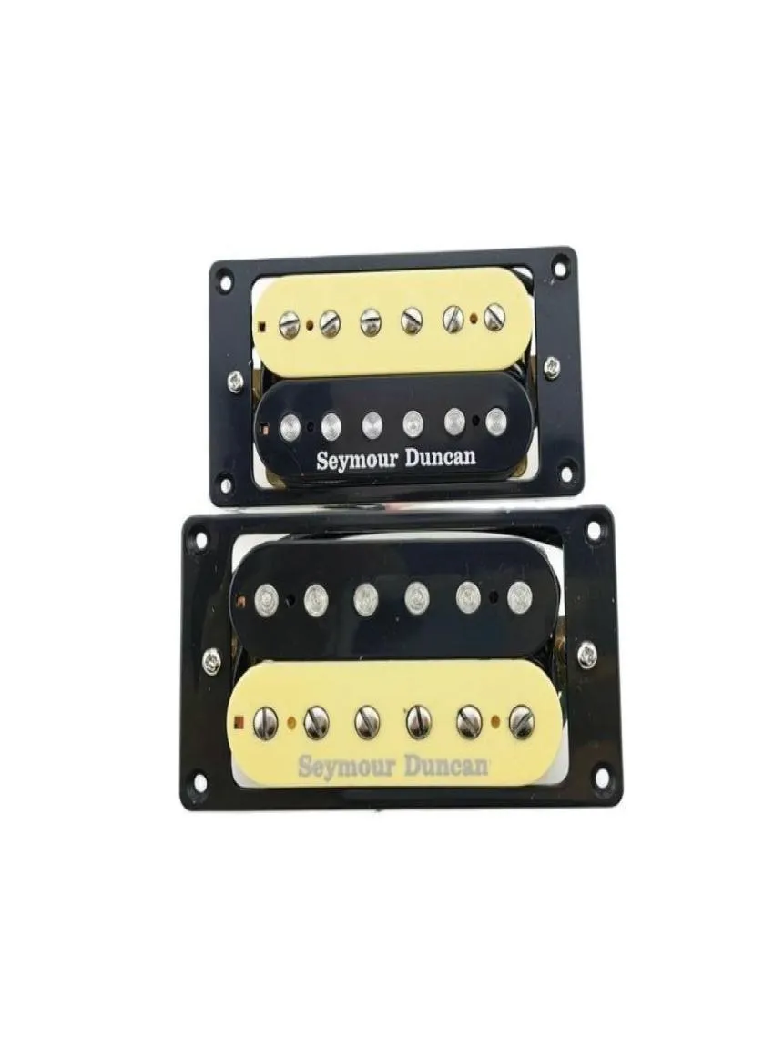 Seymour Duncan Sh1n Neck Sh4 Bridge Bridge Rhythm Humbucker Electric Guitar Pickup Zebra Black 4C Schedged9164555