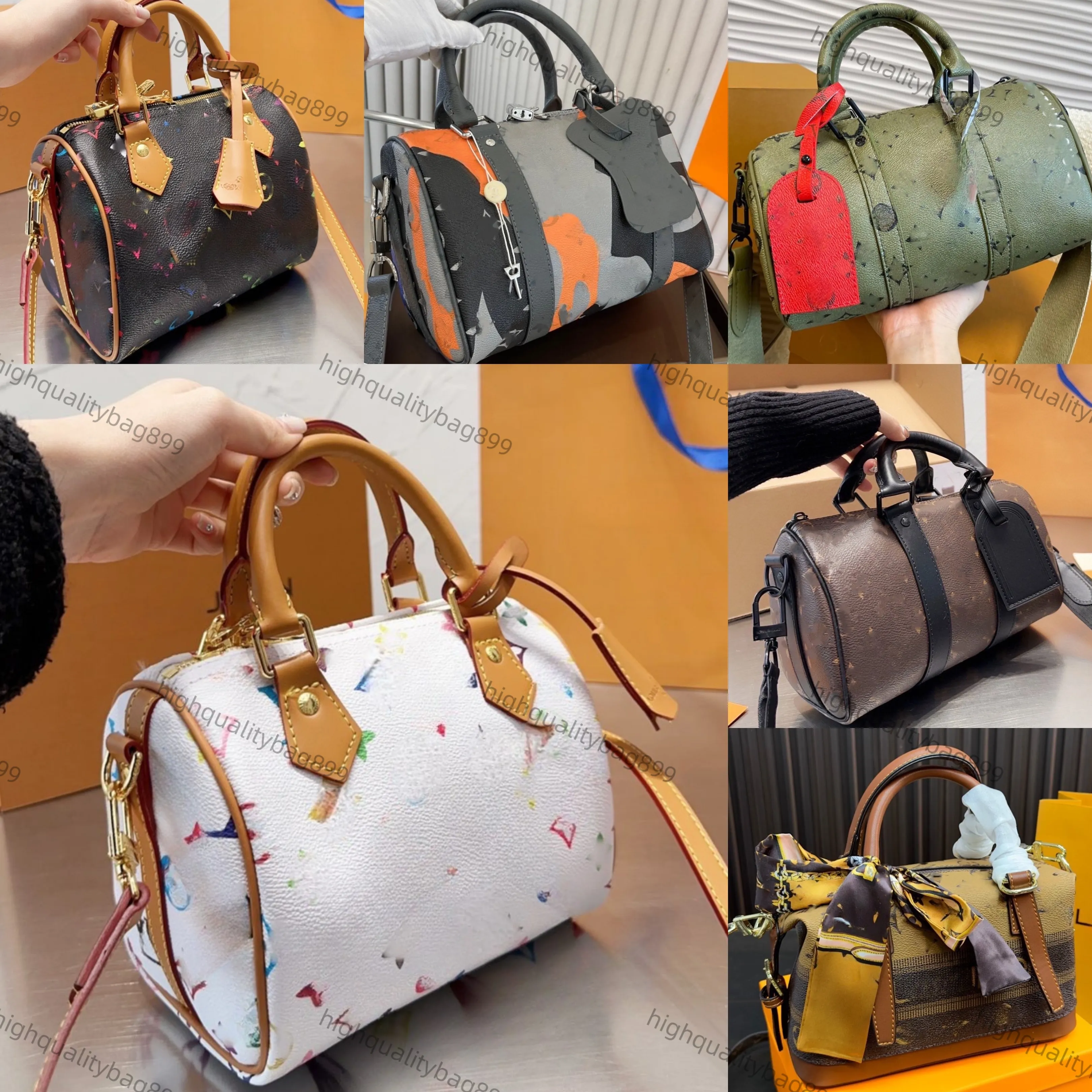 Heiße Designer -Tasche Leder Boston Bags Einkaufstasche echte Leder Lady Messenger Bag Telefon Geldbeutel Fashion Satchel Nano Kissen Umhängetasche Handtasche Handtasche