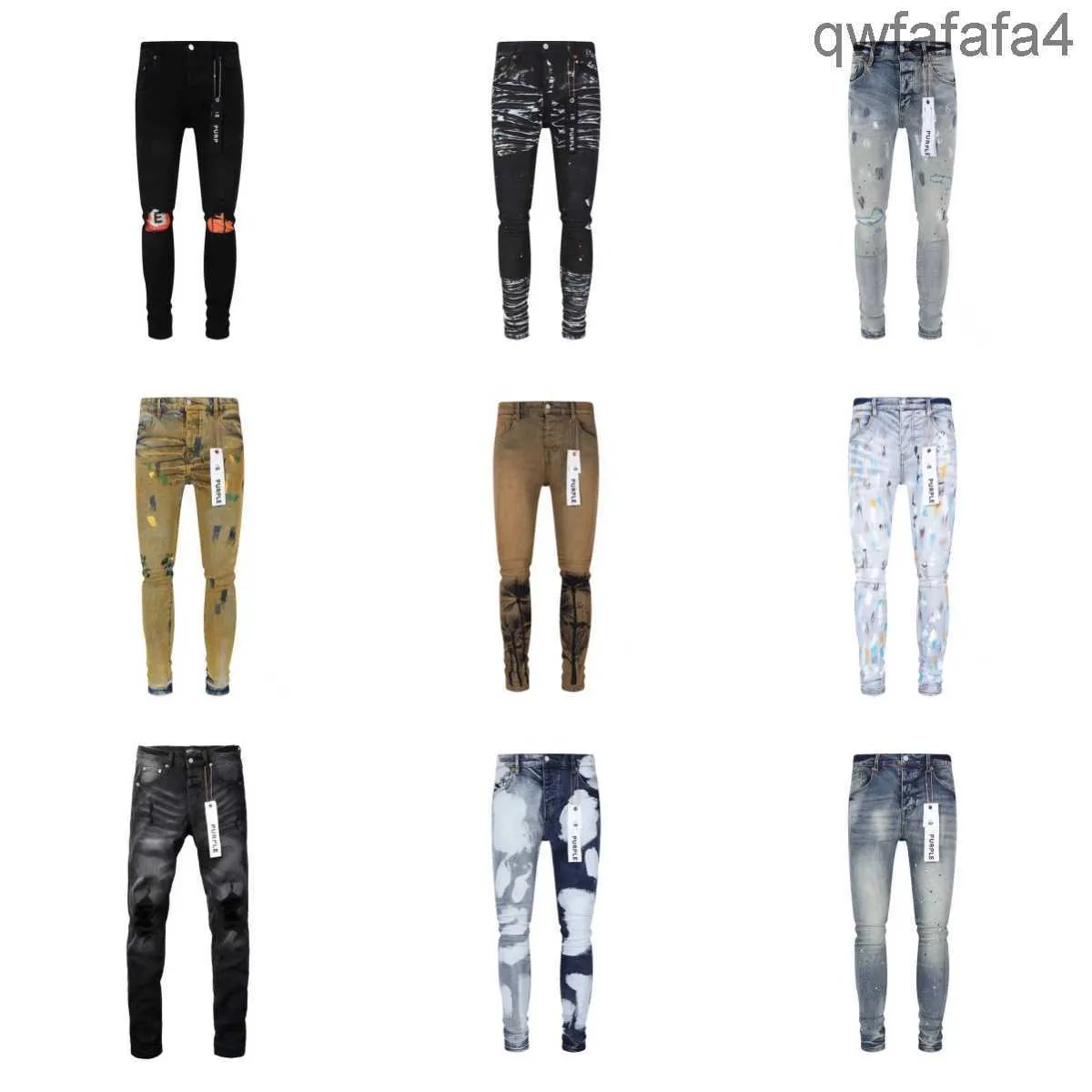 Jeans for uomini women pantaloni viola buco estivo hight di qualità ricami jean jeans pantaloni maschi marchio iteg