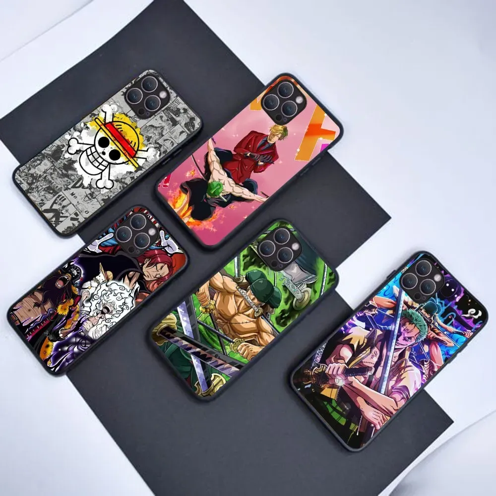 BW-2 Anime One-Piece Soft Silicone Case för Huawei Mate 20 P20 P30 P40 Nova 2 2i 3 3i 4E 5T 7 Se Lite Pro