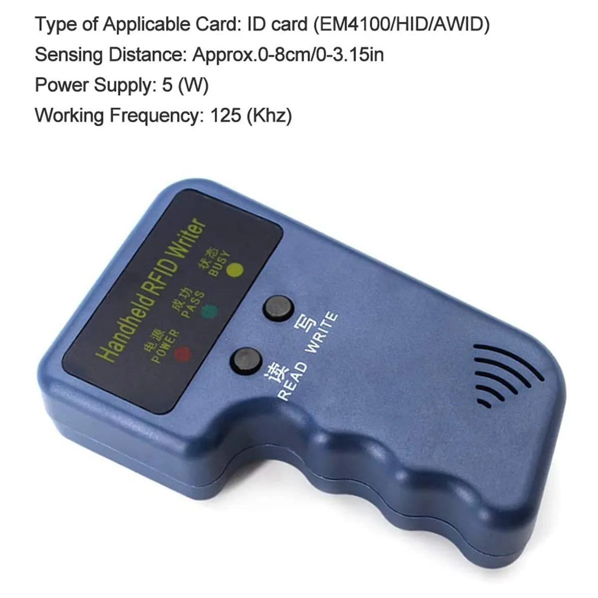 100pcs Rewritable 125kHz EM4100 RFID ID Cards – For Access Control, Copier, Printers – RW Card